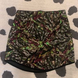 Zara mini skirt size xs sequin